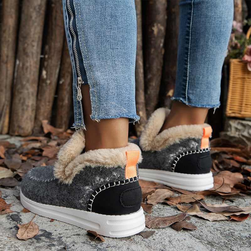 Botines de Invierno con Pelo Sintético