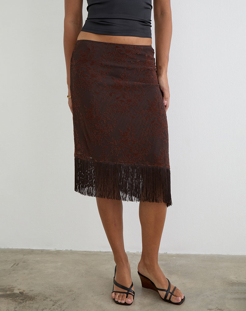 Virginia | Falda Midi de Tul con Bajo Asimétrico, Sofisticada