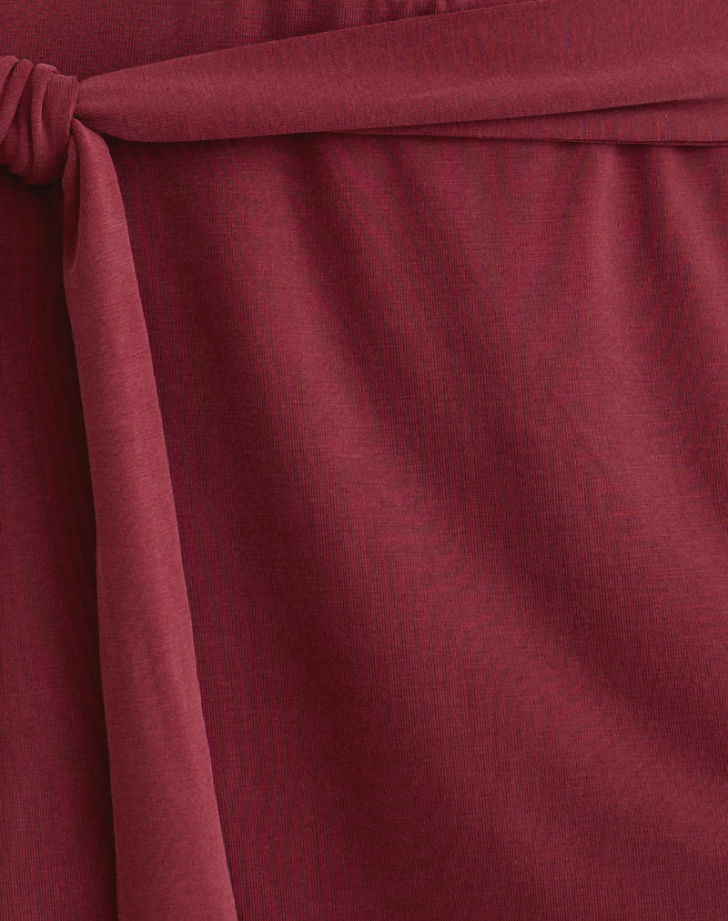 Grecia | Falda Mini de Cupro con Lazada Delantera, Elegante