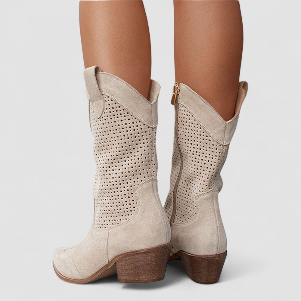 Benedetta | Botas Camperas Ortopédicas con Tacón de 4 cm, Modernas