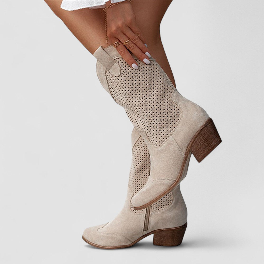 Benedetta | Botas Camperas Ortopédicas con Tacón de 4 cm, Modernas