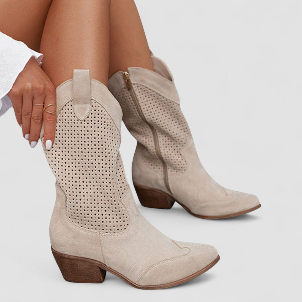 Benedetta | Botas Camperas Ortopédicas con Tacón de 4 cm, Modernas