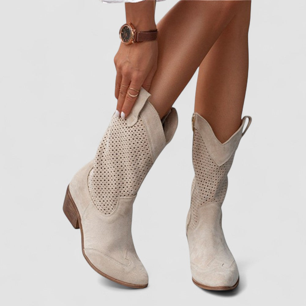 Benedetta | Botas Camperas Ortopédicas con Tacón de 4 cm, Modernas