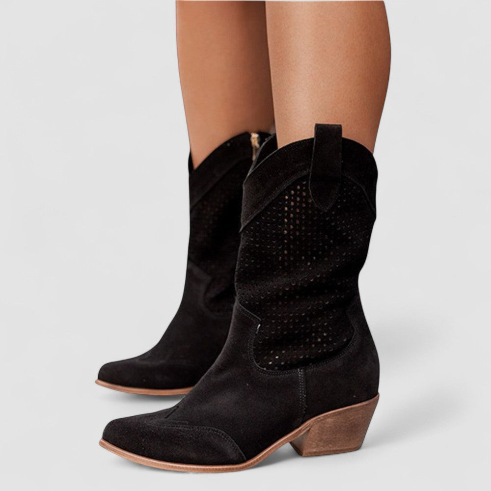 Benedetta | Botas Camperas Ortopédicas con Tacón de 4 cm, Modernas