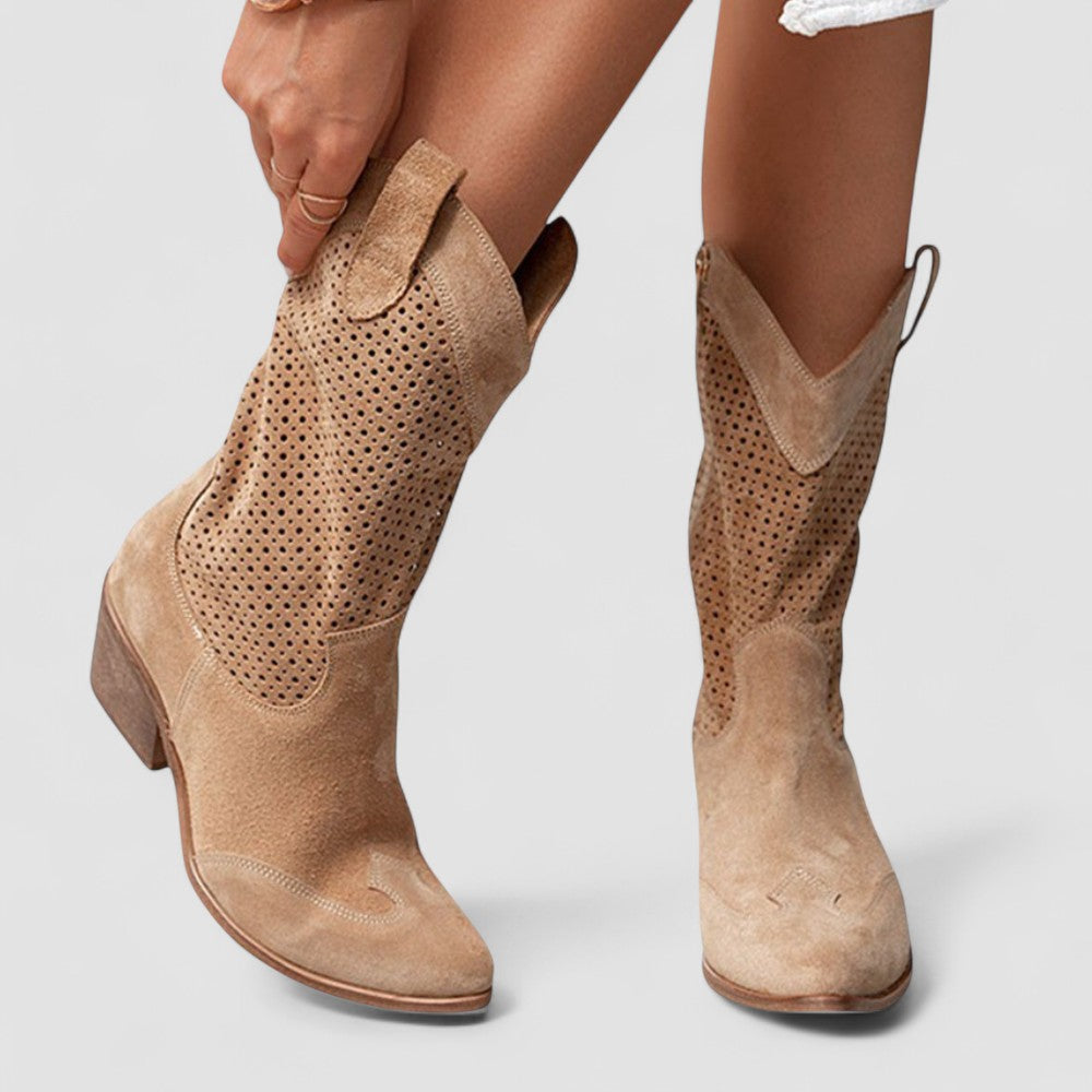 Benedetta | Botas Camperas Ortopédicas con Tacón de 4 cm, Modernas