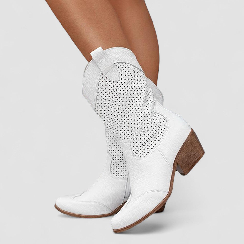 Benedetta | Botas Camperas Ortopédicas con Tacón de 4 cm, Modernas