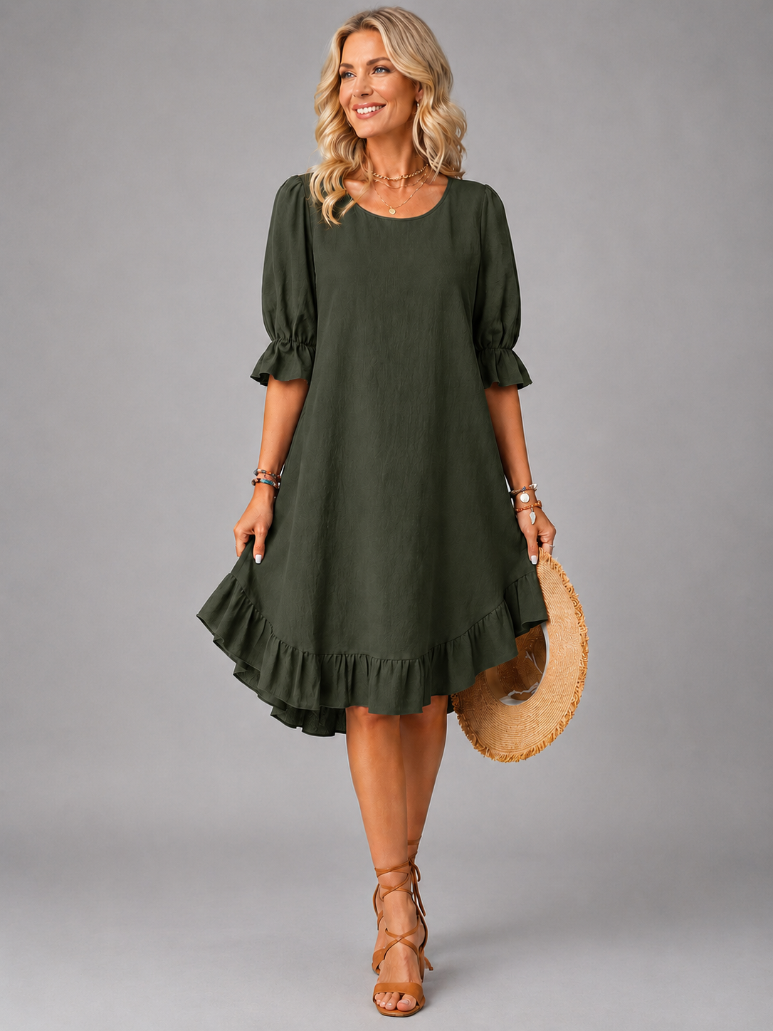 Elira | Vestido Cómodo y Favorecedor, Holgado sin Marcar