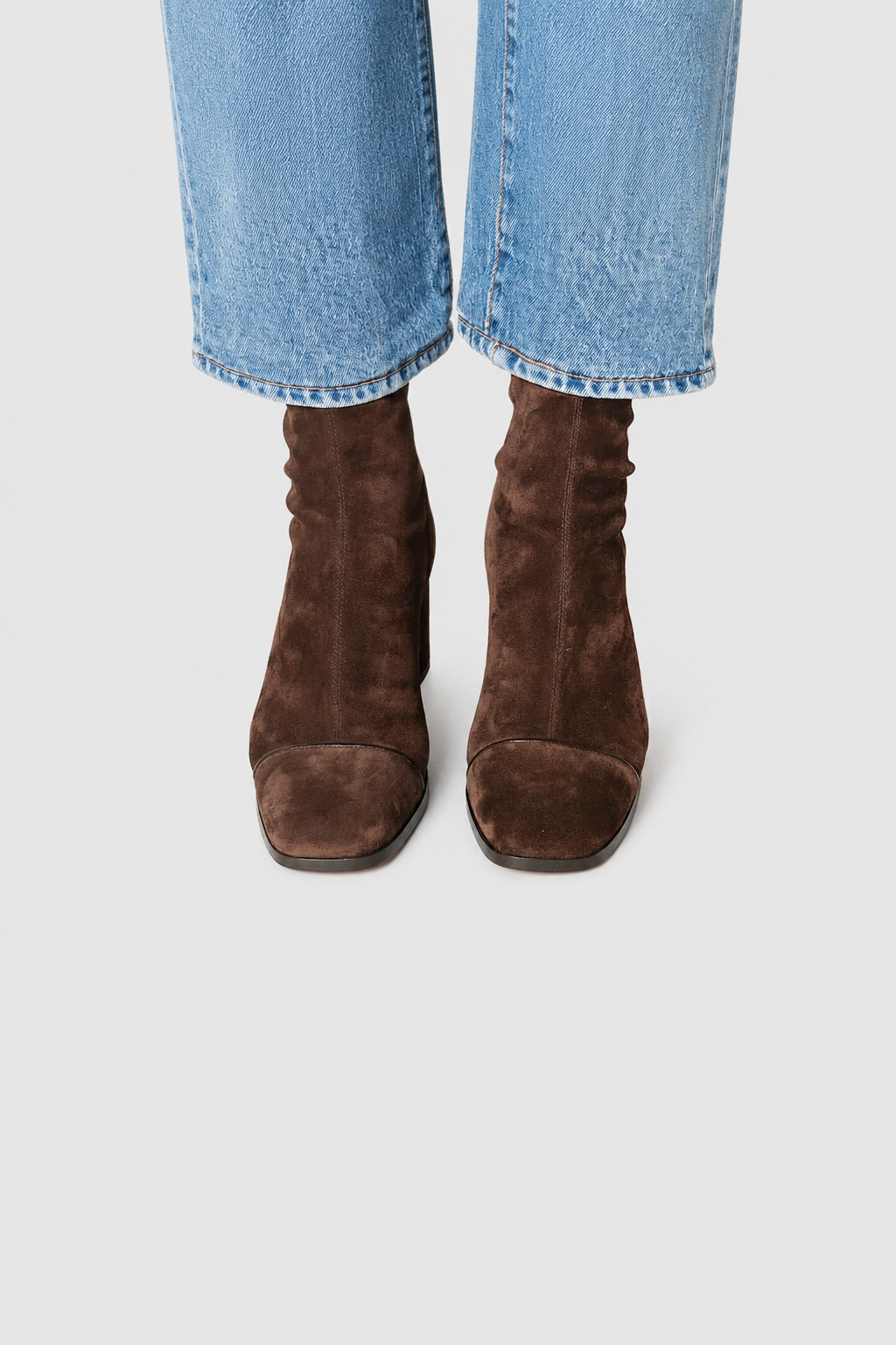 Violet | Botas de Tacón con Punta Cuadrada, Elegantes