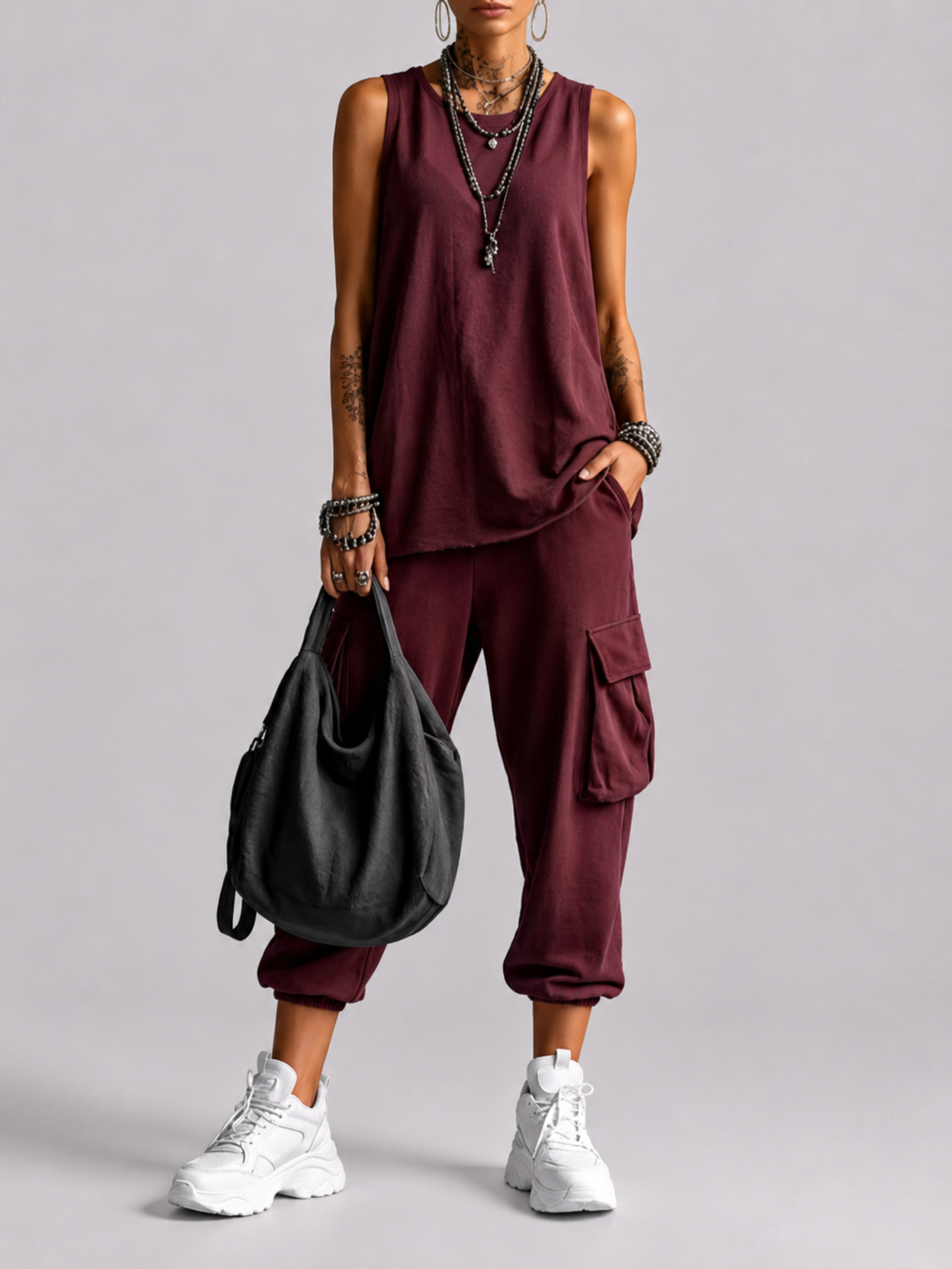 Amira | Conjunto Casual Suave con Bolsillos, Comodidad Chic