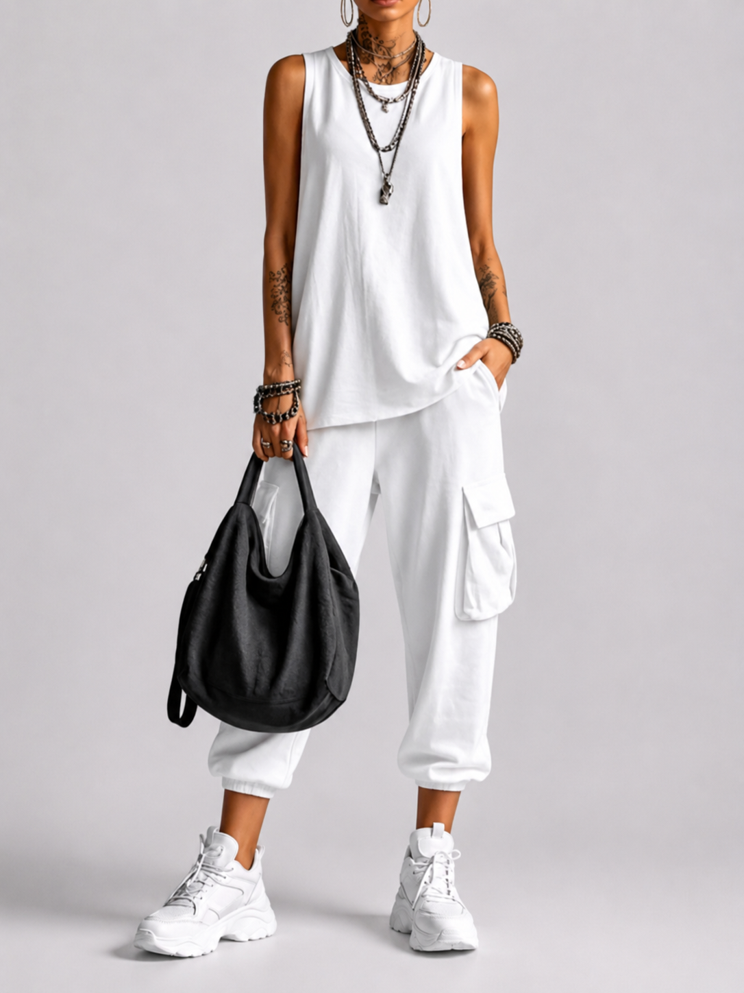 Amira | Conjunto Casual Suave con Bolsillos, Comodidad Chic