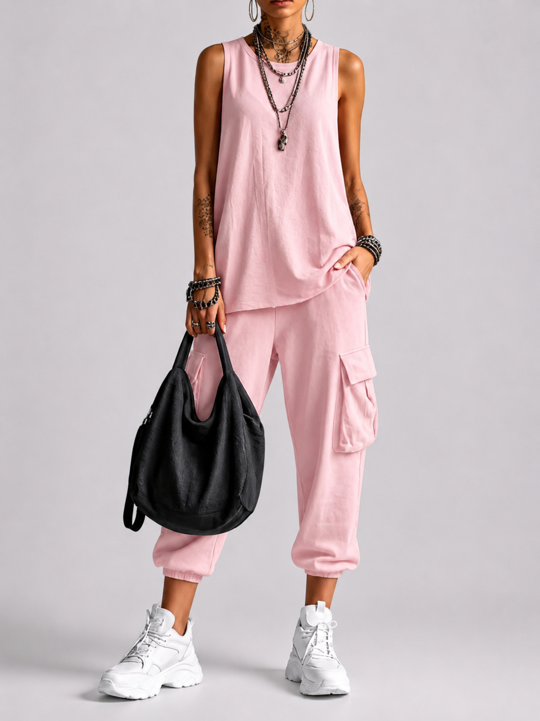 Amira | Conjunto Casual Suave con Bolsillos, Comodidad Chic