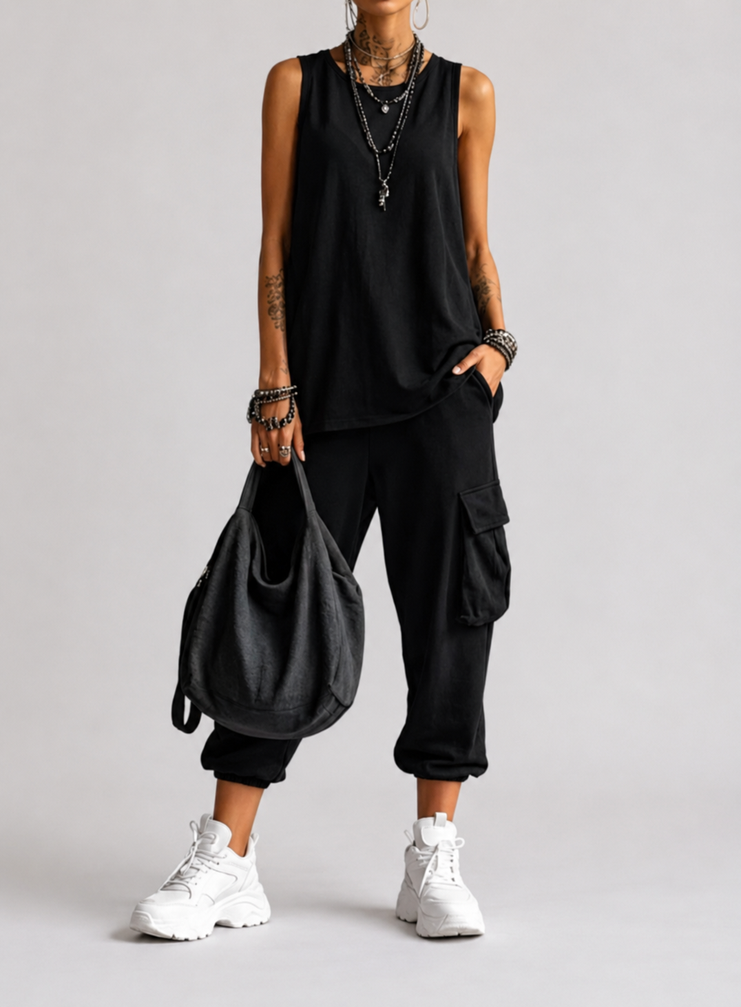 Amira | Conjunto Casual Suave con Bolsillos, Comodidad Chic