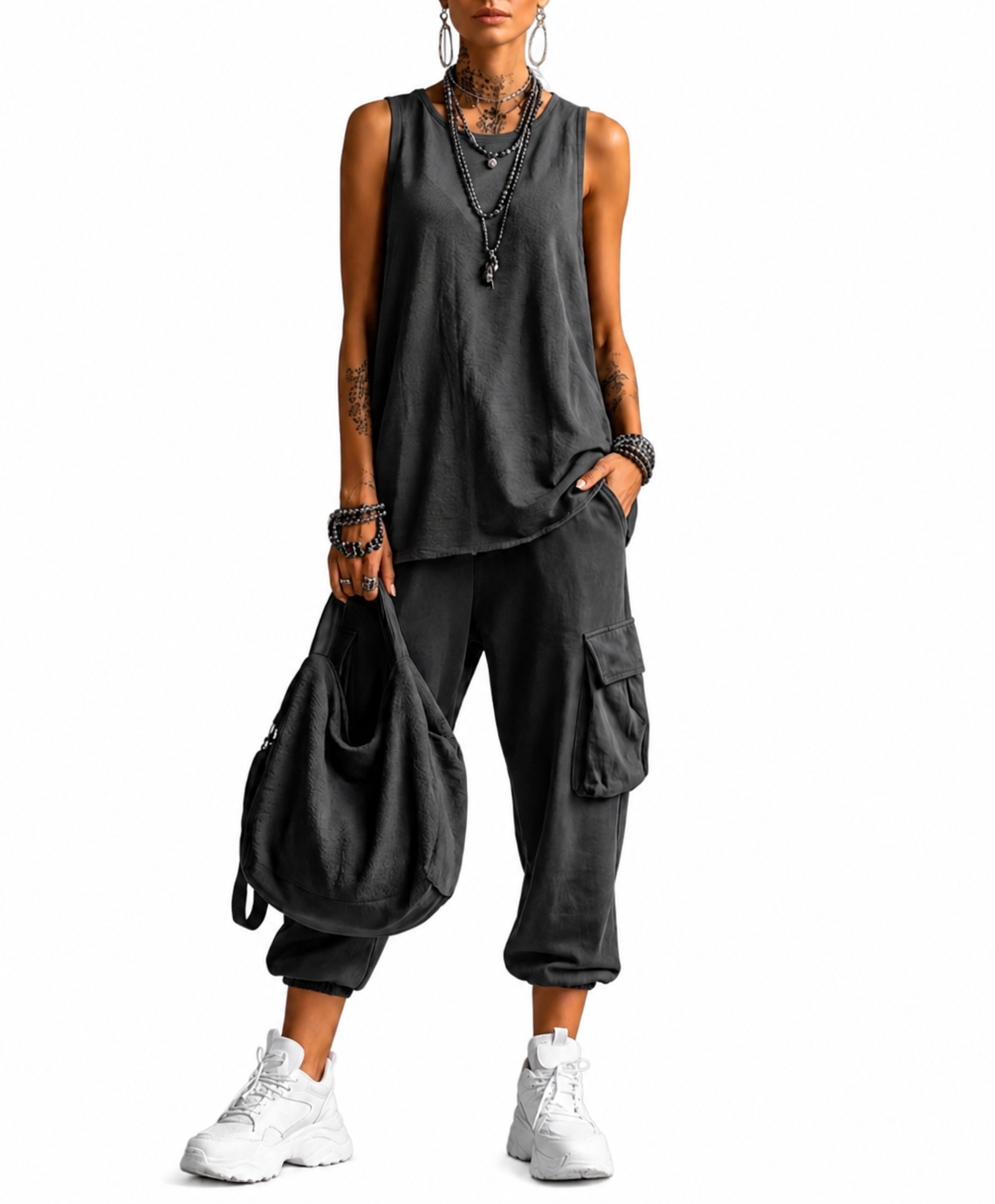Amira | Conjunto Casual Suave con Bolsillos, Comodidad Chic