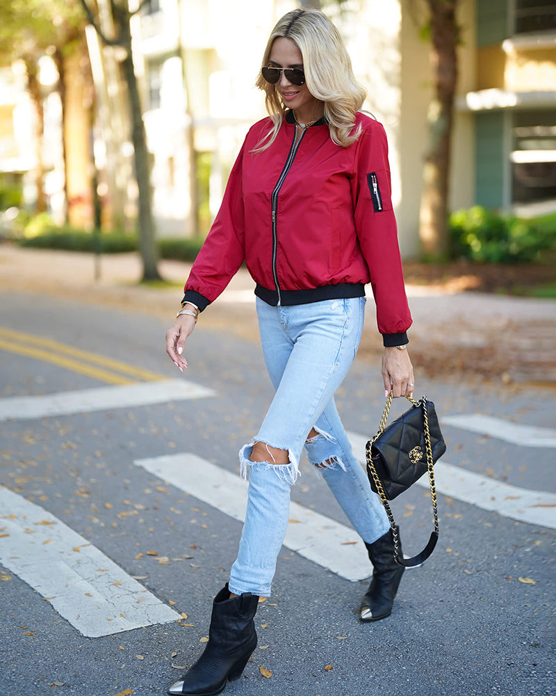 Sheryl | Cazadora Bomber Ligera, Versátil
