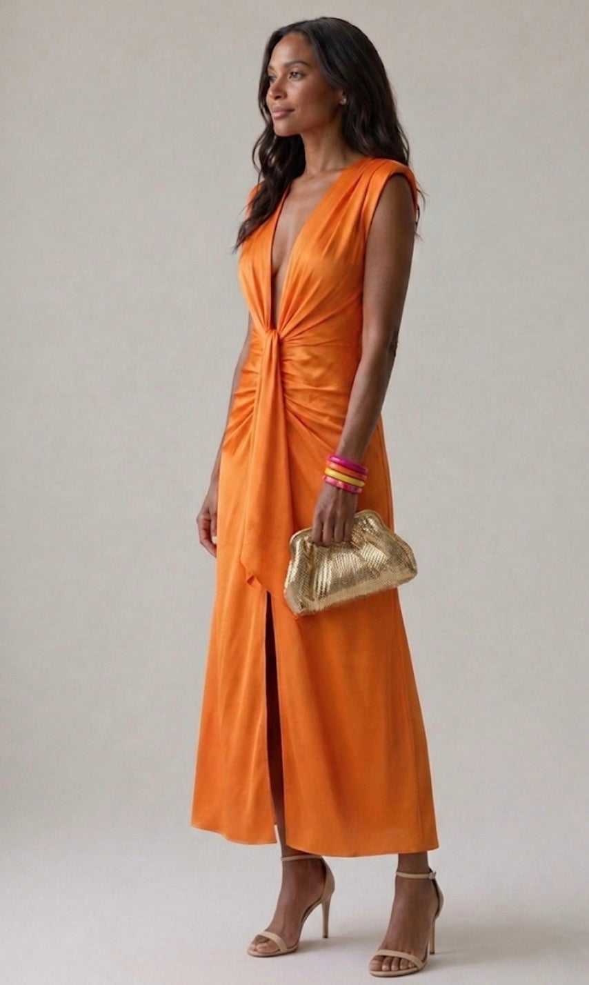 Liliana | Vestido Plisado Elegante, Silueta Impactante