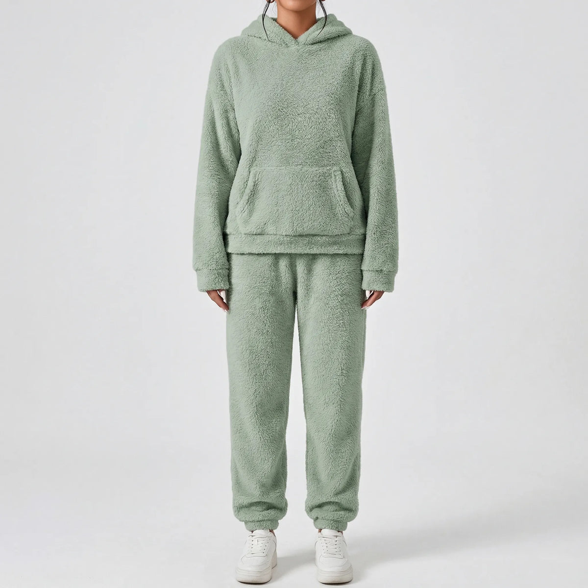 Flavie | Conjunto de Sudadera con Capucha y Pantalón Ancho, Acogedor