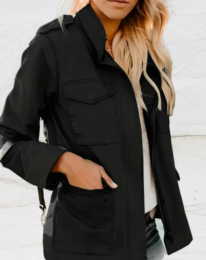 Jessica | Chaqueta con Cremallera y Bolsillos Múltiples, Versátil