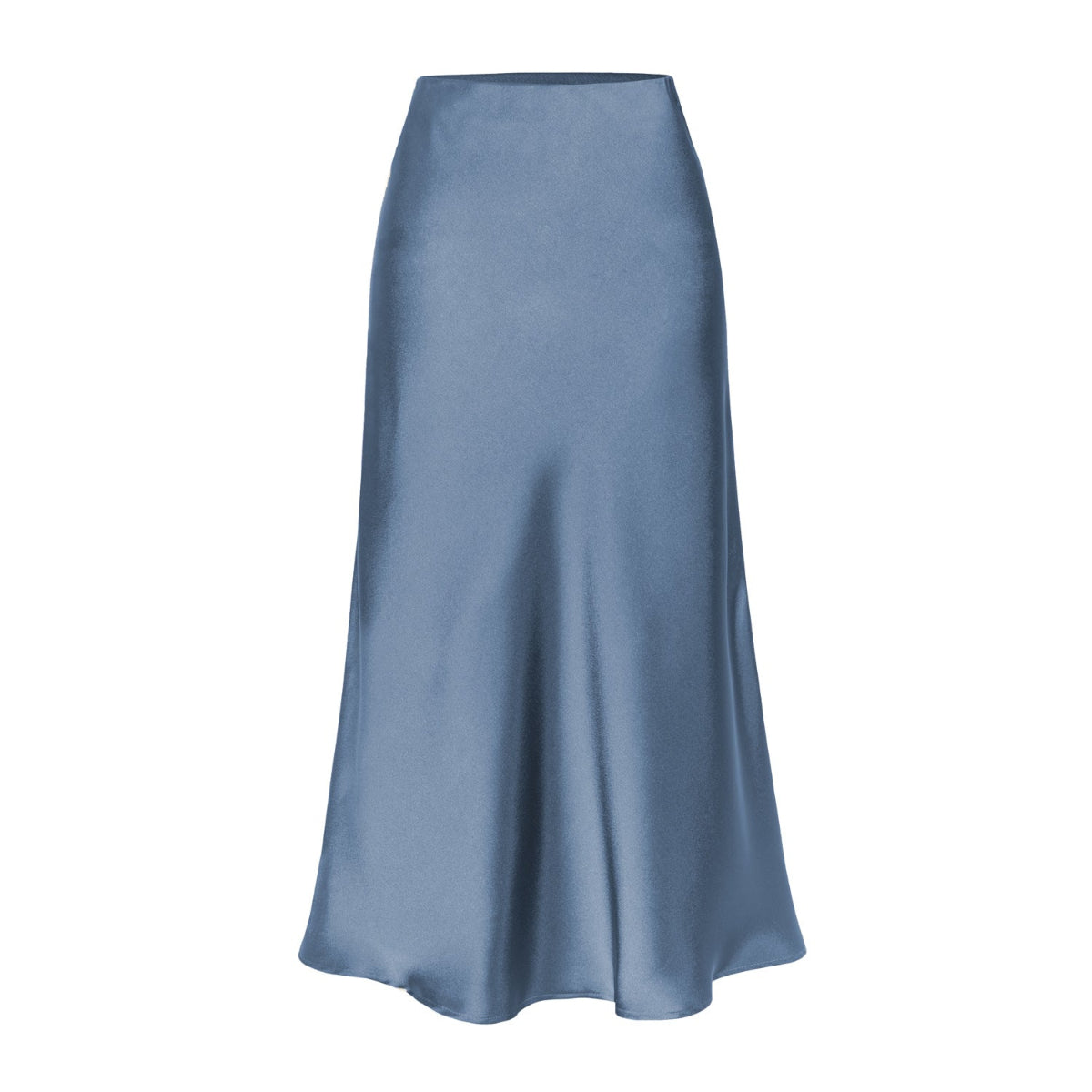 Alondra | Falda Midi de Tiro Alto con Abertura Lateral, Elegante
