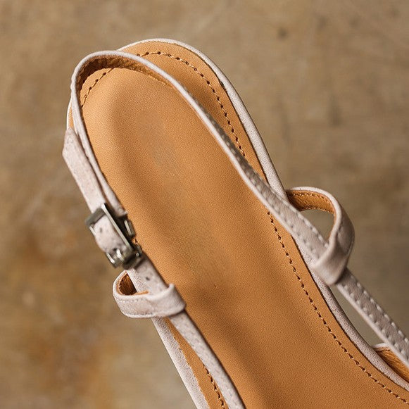 Serelle | Zapatos Destalonados de Piel, Refinados
