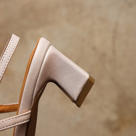 Serelle | Zapatos Destalonados de Piel, Refinados
