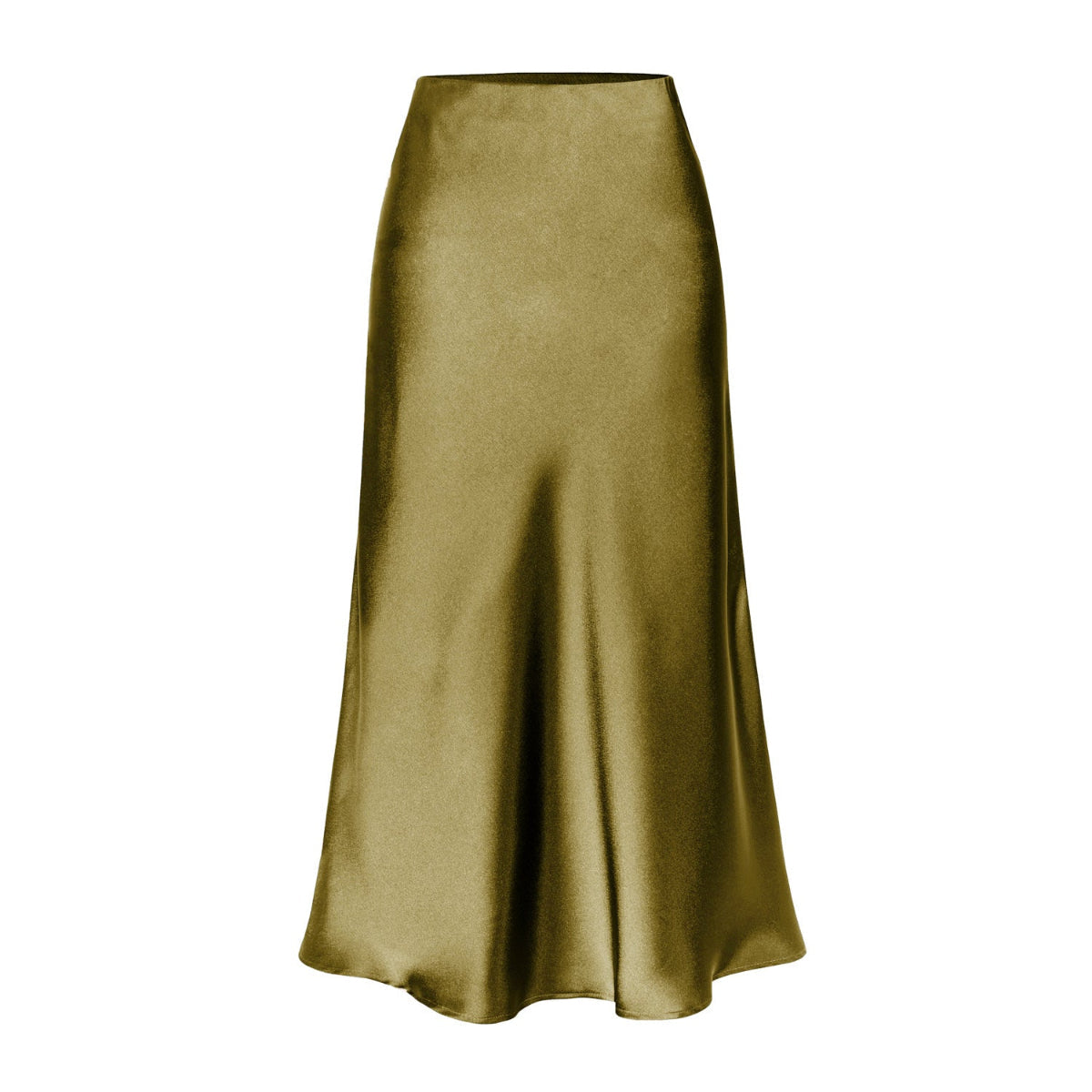 Alondra | Falda Midi de Tiro Alto con Abertura Lateral, Elegante