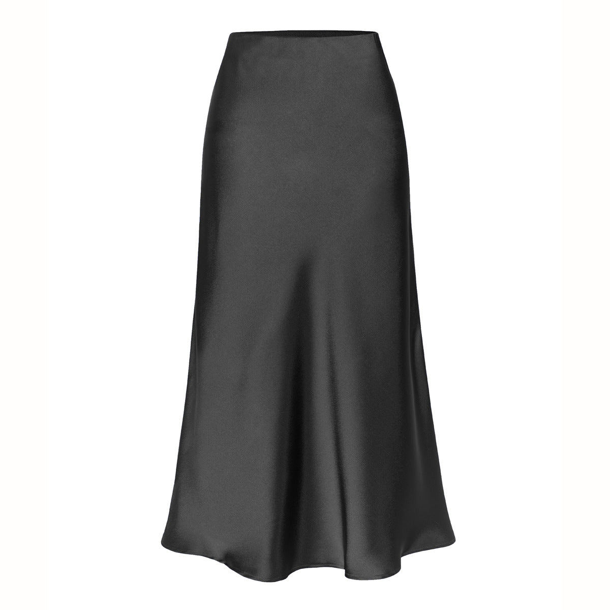 Alondra | Falda Midi de Tiro Alto con Abertura Lateral, Elegante