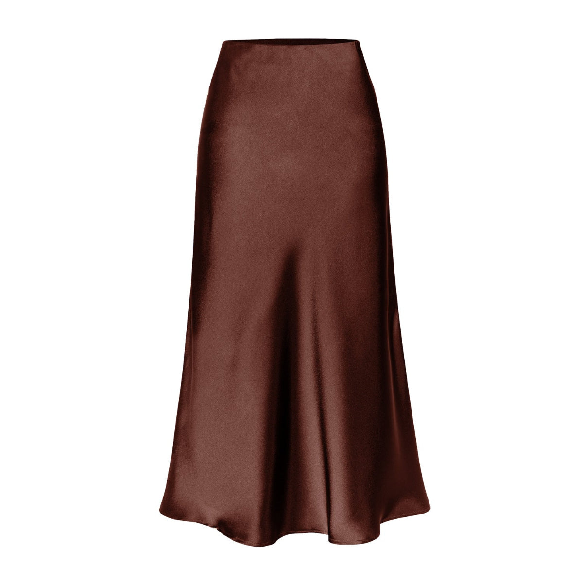 Alondra | Falda Midi de Tiro Alto con Abertura Lateral, Elegante