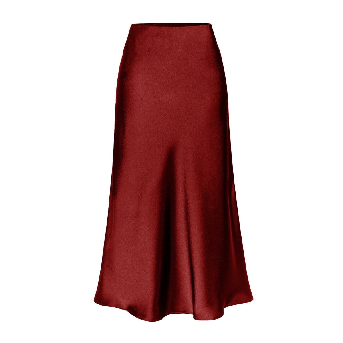 Alondra | Falda Midi de Tiro Alto con Abertura Lateral, Elegante