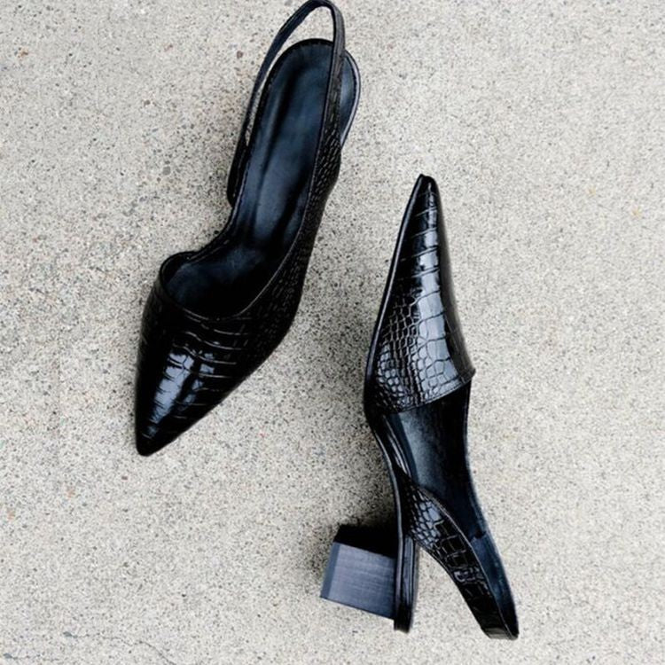 Lisa | Zapatos de Tacón Ortopédicos con Puntera Ancha, Cómodos