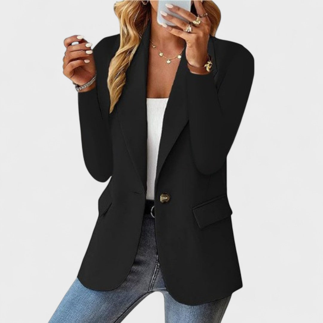 Clémence | Blazer Entallada de un Botón, Elegante