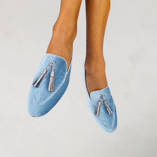 Bryna | Mocasines Elegantes Azules, Atemporales
