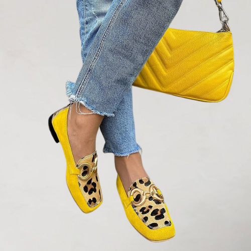 Lailani | Mocasines Casual Amarillos, Cómodos