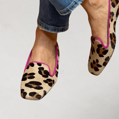 Estelle | Mocasines de Leopardo, Atrevidos y Cómodos