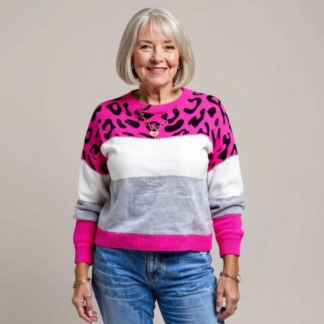 Malena | Jersey con Estampado de Leopardo, Atrevido