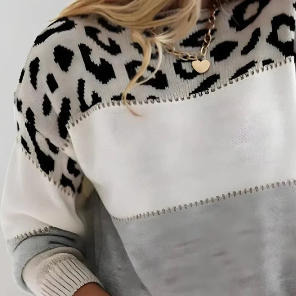 Malena | Jersey con Estampado de Leopardo, Atrevido