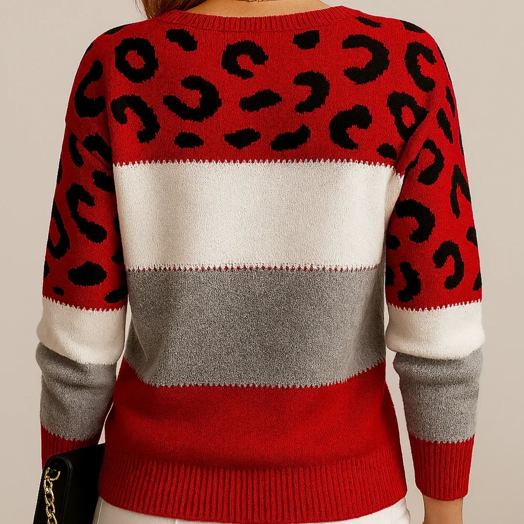 Malena | Jersey con Estampado de Leopardo, Atrevido