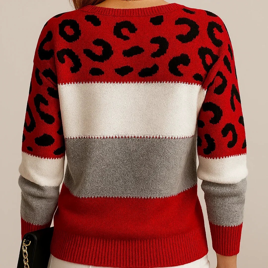 Malena | Jersey con Estampado de Leopardo, Atrevido