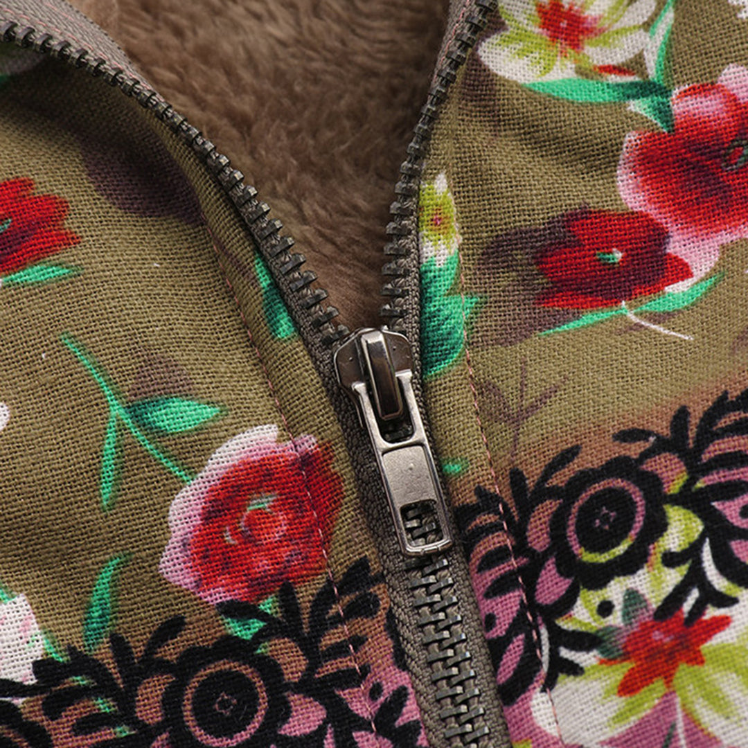 Leandra | Abrigo Teddy Largo con Capucha, Alegre