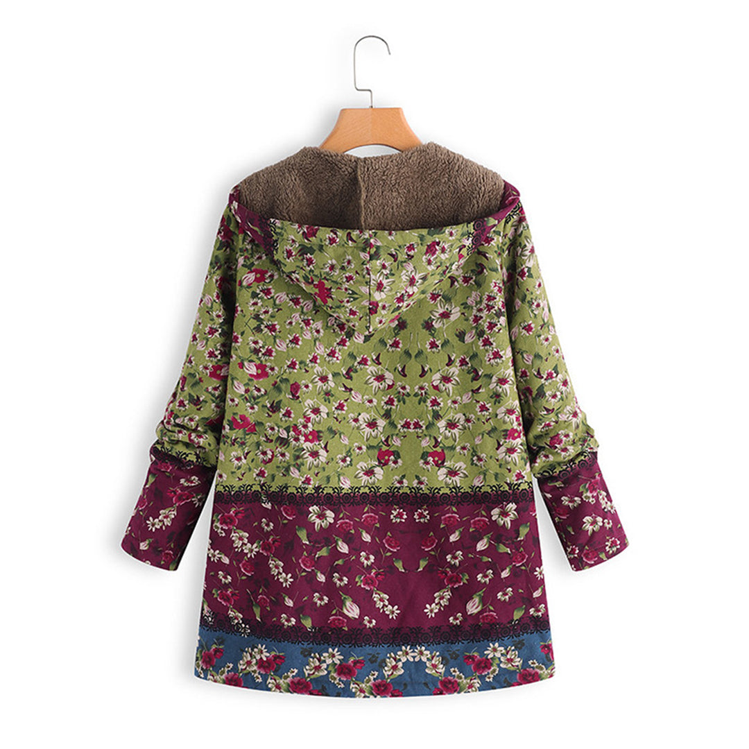 Leandra | Abrigo Teddy Largo con Capucha, Alegre
