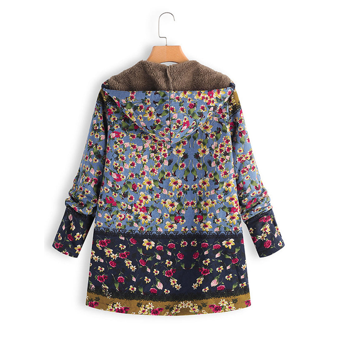 Leandra | Abrigo Teddy Largo con Capucha, Alegre