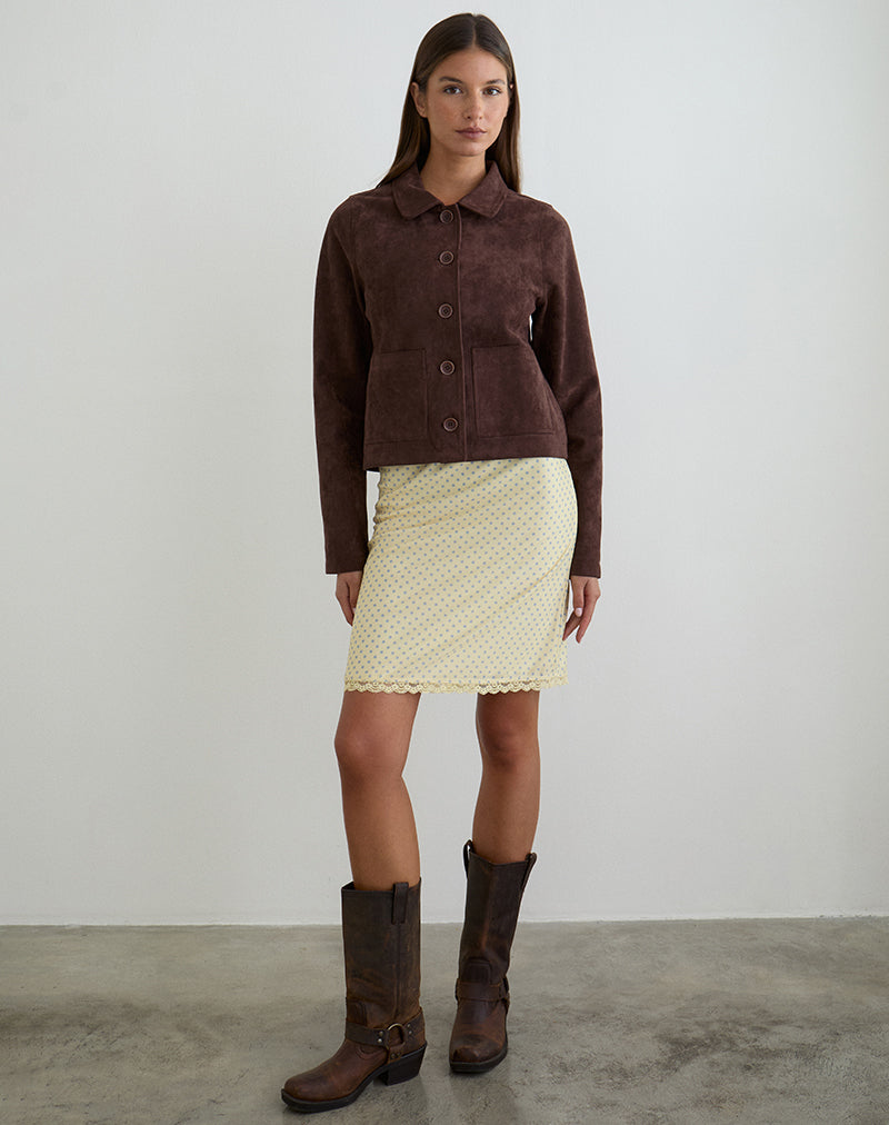 Antonella | Falda Midi de Tul con Lunares y Lazo, Alegre