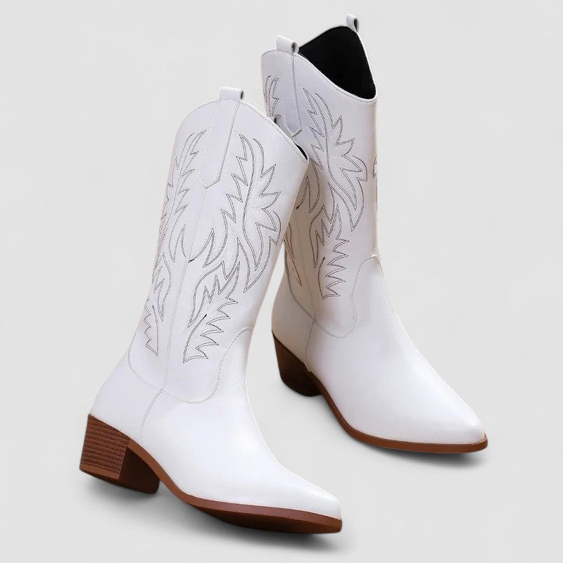 Claire | Botas Camperas Ortopédicas de Antelina y Piel, Cómodas