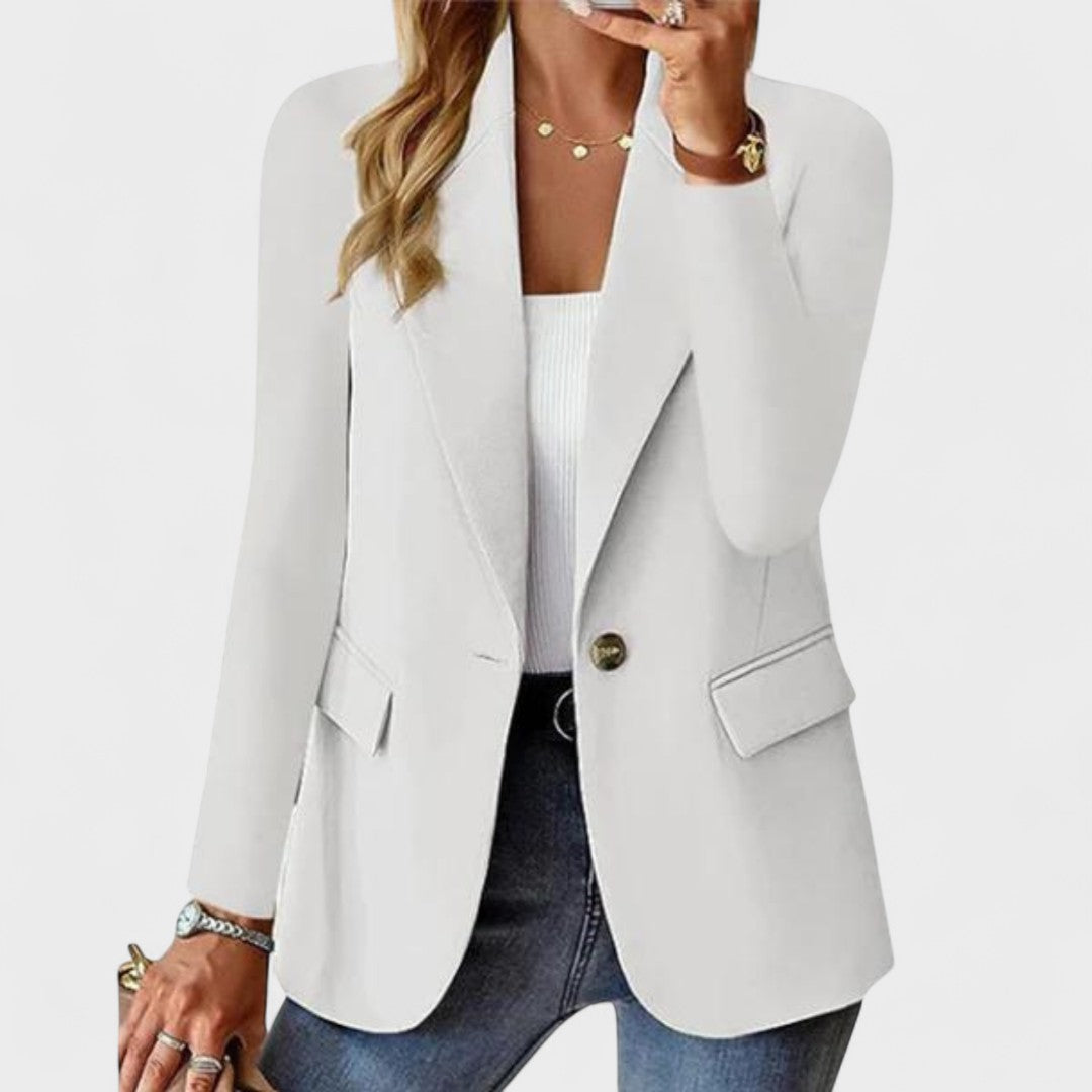 Clémence | Blazer Entallada de un Botón, Elegante