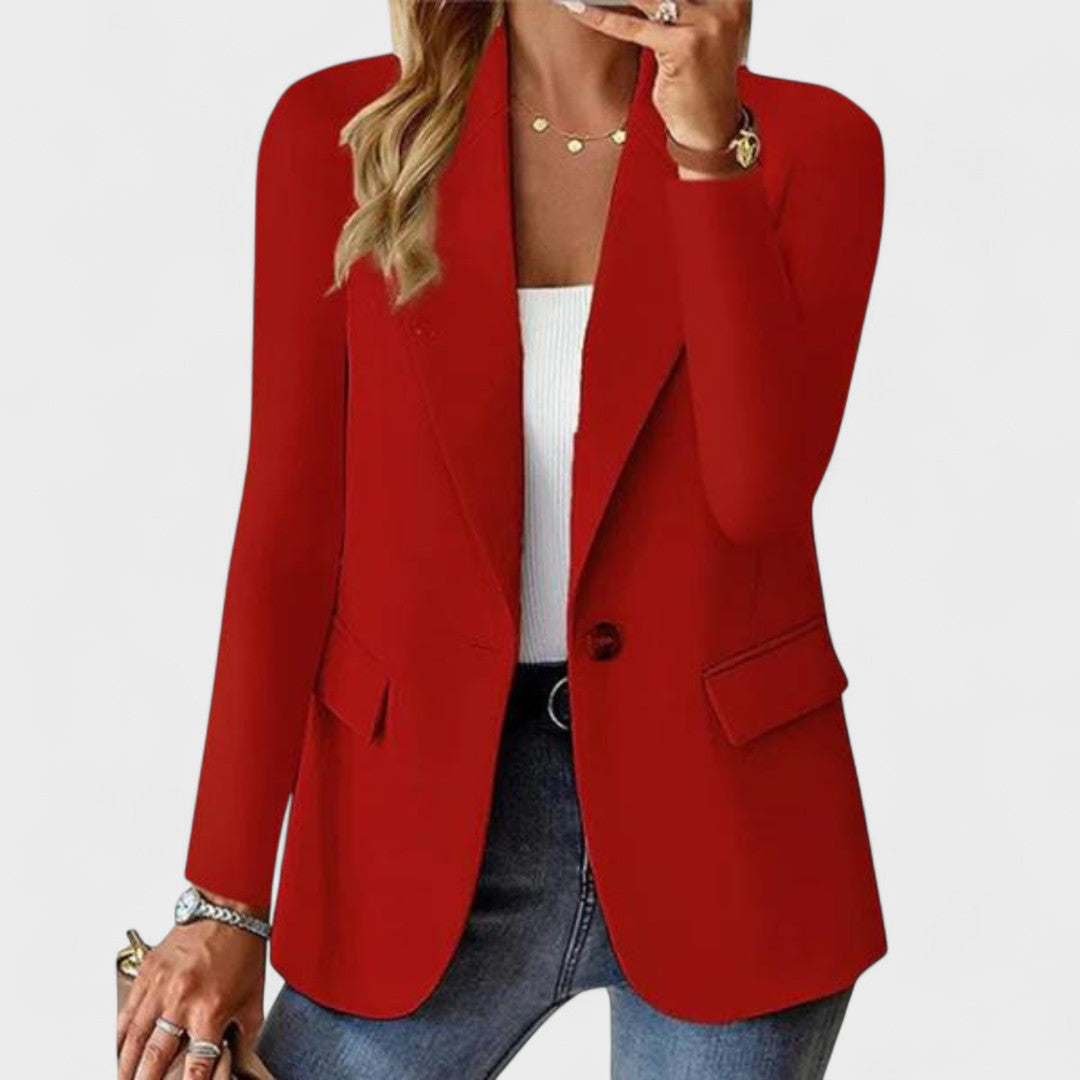 Clémence | Blazer Entallada de un Botón, Elegante