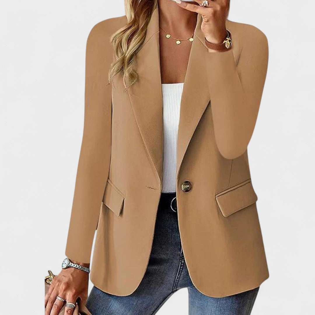 Clémence | Blazer Entallada de un Botón, Elegante