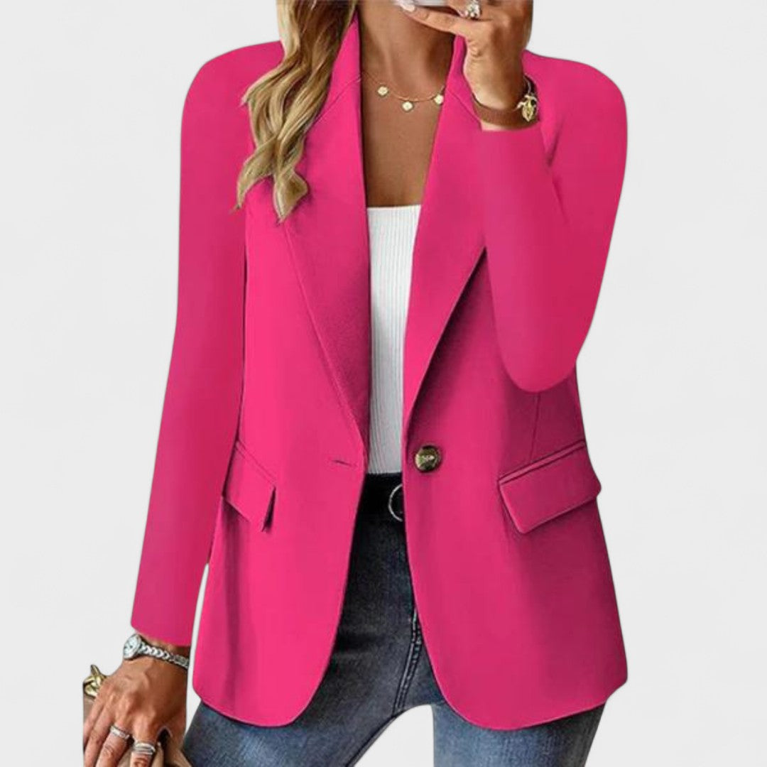 Clémence | Blazer Entallada de un Botón, Elegante