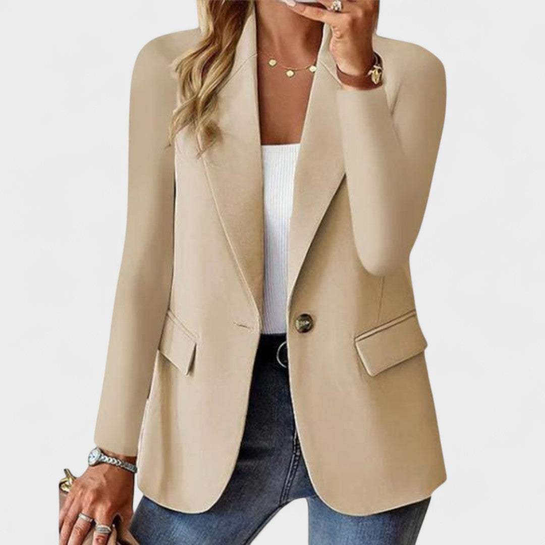 Clémence | Blazer Entallada de un Botón, Elegante