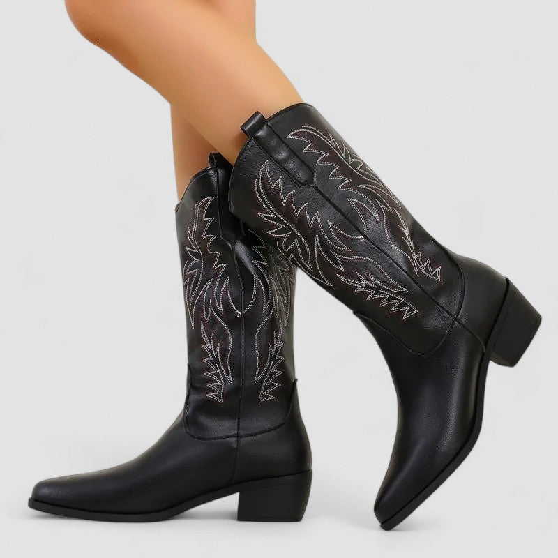 Claire | Botas Camperas Ortopédicas de Antelina y Piel, Cómodas