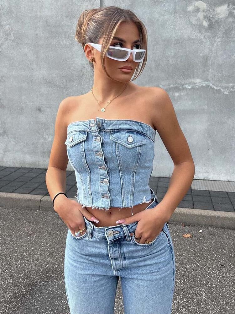 Katerina | Top Estilo Semicorsé con Aire Chic