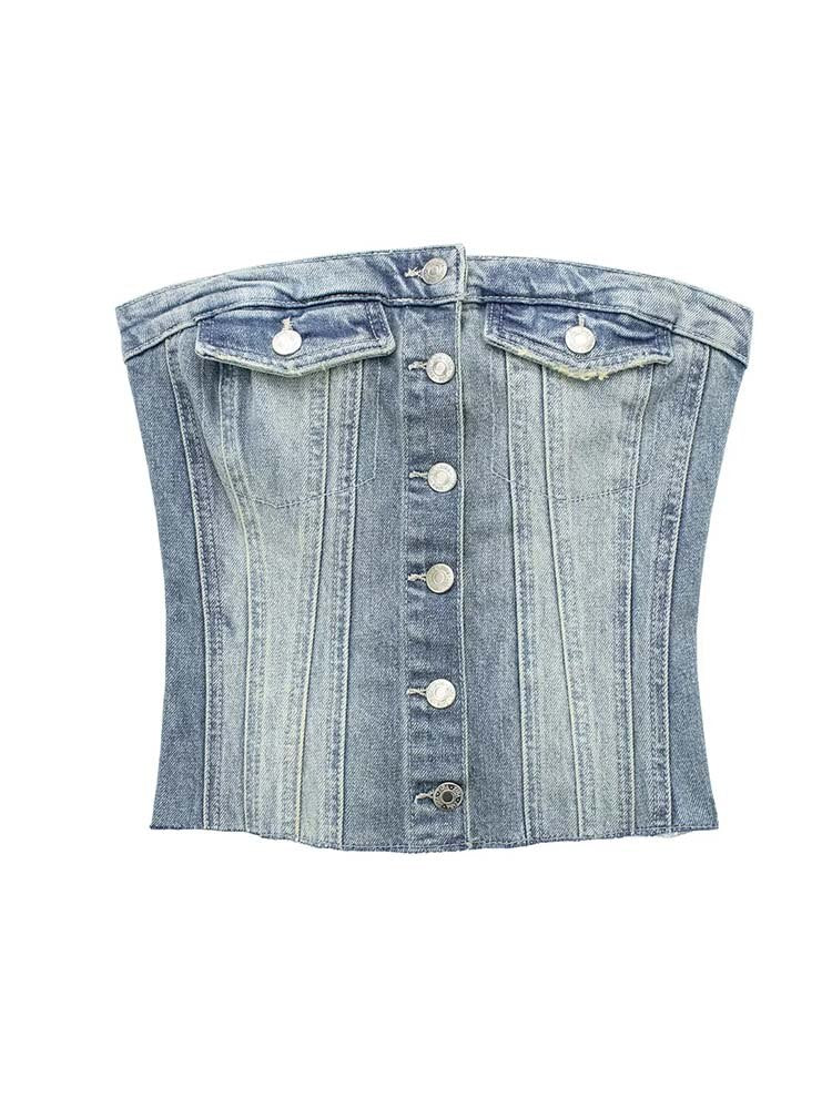 Katerina | Top Estilo Semicorsé con Aire Chic